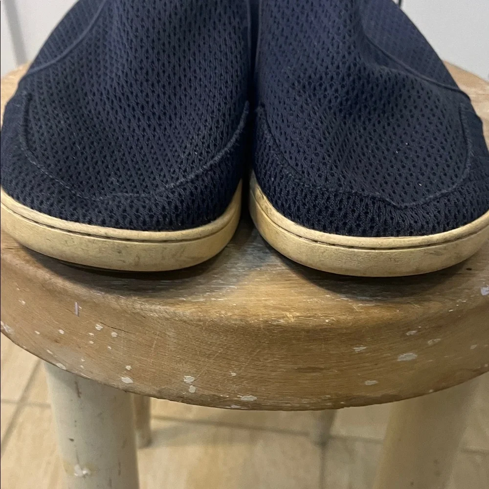 Olukai Men's Nohea Mesh Navy Blue Slip-On Shoes - Picture 4 of 7
